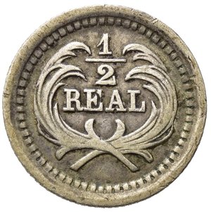 reverse: GUATEMALA. 1/2 REAL 1878. Ag. BB