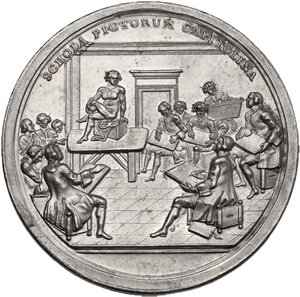 reverse: Pio VII (1800-1823), Barnaba Chiaramonti. Medaglia A. II per l Accademia del nudo