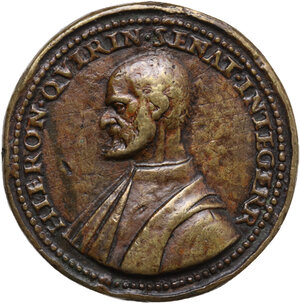 obverse: Girolamo Querini (1461-1543), Senatore veneziano.. Medaglia 1540