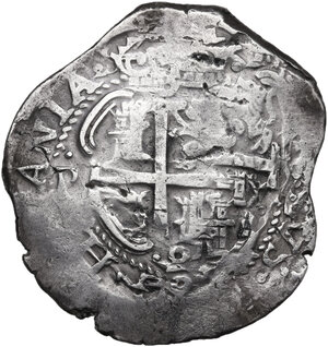 obverse: Bolivia.  Charles II of Spain (1665-1700). Cob 8 reales 1688 VR-(P), Potosì mint