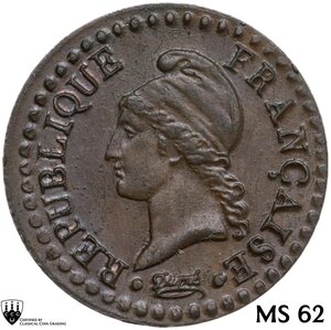 obverse: France.  Directoire (1795-1799). Centime AN 7 (1798/1799) A, Paris mint