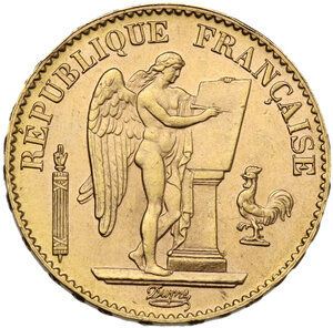 obverse: France.  Third republic (1870-1940).. 20 francs 1895 A, Paris mint