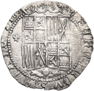 obverse: Spain.  Catholic Kings (1474-1504). Real, Sevilla mint