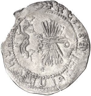 reverse: Spain.  Catholic Kings (1474-1504). Real, Granda mint