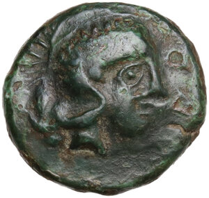 obverse: ΑΘΑ mint in Northwestern Sicily. ΑΕ Tetras. Imitative issue (?), c. 340-330 BC
