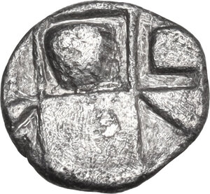 reverse: Messana as Zankle. AR Litra, c. 500-493 BC