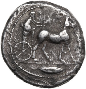 obverse: Messana. AR Tetradrachm, c. 475-471 BC