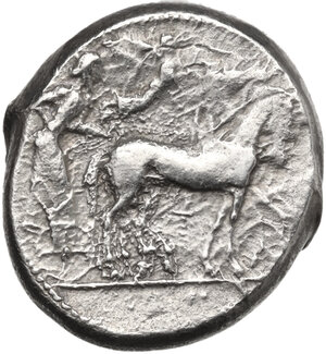 obverse: Syracuse.  Gelon I (485-478 BC).. AR Tetradrachm, c. 485-479 BC