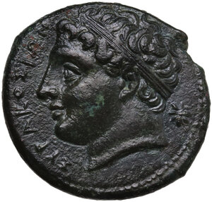 obverse: Syracuse.  Agathokles  (317-289 BC).. AE Litra, c. 308-307 BC