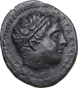 obverse: Syracuse.  Agathokles  (317-289 BC).. AE Hemiltron(?), c. 308-307 BC