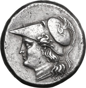 obverse: Syracuse.  Fifth Democracy (214-212 BC).. AR 12 Litrai, c. 214-212 BC