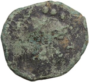 obverse: Etruria, Populonia. AE Quadrans, late 3rd century BC