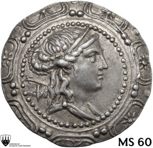 obverse: Macedon.  Under Roman Rule. AR Tetradrachm, Amphipolis mint, c. 167-149 BC