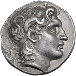 obverse: Kings of Thrace.  Lysimachos (305-281 BC).. AR Tetradrachm. Magnesia ad Maeandrum, 297/6-282/1 BC