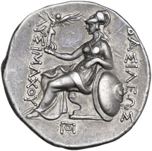 reverse: Kings of Thrace.  Lysimachos (305-281 BC).. AR Tetradrachm. Magnesia ad Maeandrum, 297/6-282/1 BC