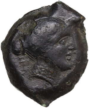 obverse: Coastal Etruria, Vetulonia. AE Uncia, 3rd century BC