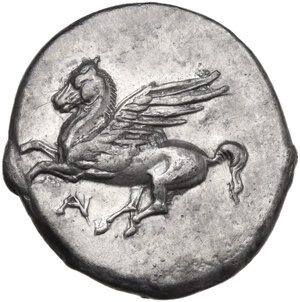 obverse: Akarnania, Anaktorion. AR Stater, c. 320-280 BC