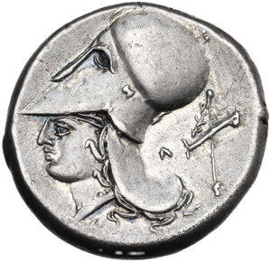 reverse: Akarnania, Leukas. AR Stater, c. 320-280 BC