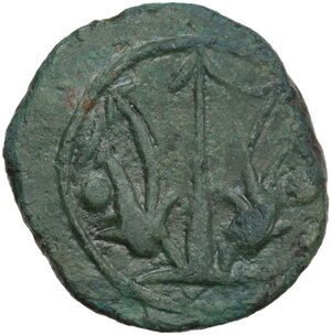 reverse: Coastal Etruria, Vetulonia. AE Sextans, c. 300-250 BC