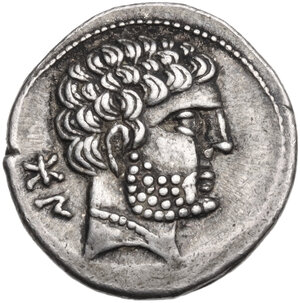 obverse: Bolscan (Huesca). AR Denarius, c. 150-100 BC