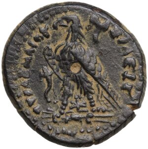 reverse: Egypt, Ptolemaic Kingdom.  Ptolemy III Euergetes (246-222 BC).. AE Dichalkon. Alexandreia mint. Struck c. 245-222 BC