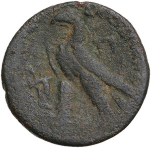 reverse: Egypt, Ptolemaic Kingdom.  Cleopatra VII Thea Philopator (51-30 BC).. AE 80 Drachmae, c. 51-30 BC