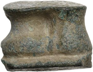 obverse: Aes Premonetale. Aes Formatum.. AE cast Knucklebone (Astragalus), 6th-4th century BC