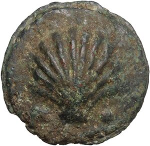 obverse: Mercury/Dioscuri series.. AE Cast Sextans, c. 280-276 BC