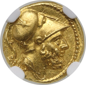 obverse: Anonymous..  AV 60 Asses, Rome mint, 211-208 BC