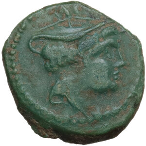 obverse: Anonymous sextantal series.. AE Semuncia, after 211 BC