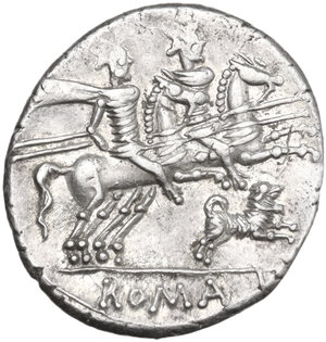 reverse: C. Antestius. AR Denarius, 146 BC
