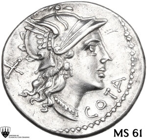 obverse: M. Aurelius Cotta. AR Denarius, 139 BC