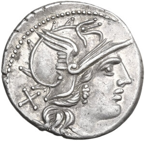 obverse: P. Aelius Paetus.. AR Denarius, 138 BC