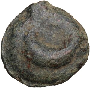 obverse: Northern Apulia, Venusia. AE Cast Semuncia, 275-225 BC