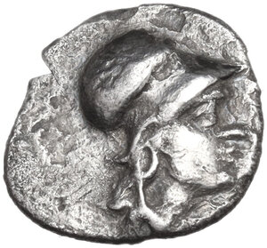 obverse: Southern Apulia, Rubi.. AR Trihemiobol, c. 325-275 BC