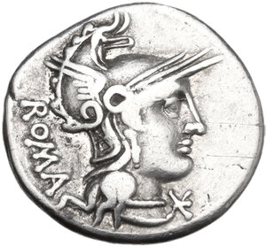 obverse: C. Caecilius Metellus Caprarius.. AR Denarius, 125 BC