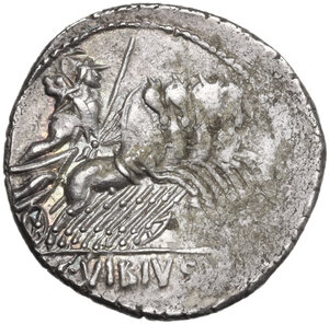 reverse: C. Vibius C. f. Pansa.. AR Denarius, 90 a.C