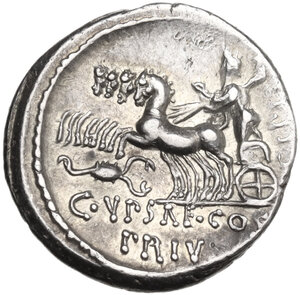 reverse: P. Plautius Hypsaeus. AR Denarius, 60 BC