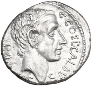 obverse: C. Coelius Caldus. AR Denarius, 51 BC