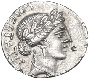 obverse: C. Vibius Pansa Caetronianus. AR Denarius, Rome mint, 48 BC