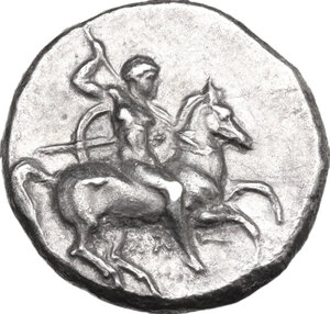 obverse: Southern Apulia, Tarentum. AR Nomos, c. 315-302 BC