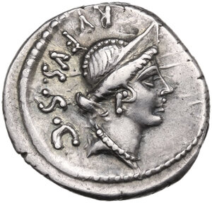 obverse: Mn. Cordius Rufus. . AR Denarius, 46 BC