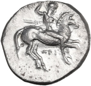 obverse: Southern Apulia, Tarentum. AR Nomos, c. 332-302 BC