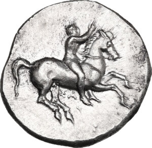 obverse: Southern Apulia, Tarentum. AR Nomos, c. 315 BC