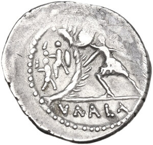 reverse: C. Numonius Vaala.. AR Denarius, 41 BC