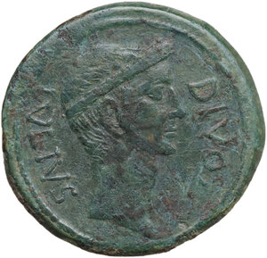reverse: Octavian. Bronze, 38 BC, Italy