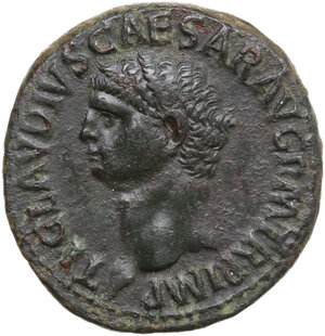 obverse: Claudius (41-54).. AE As, c. 42-43 AD