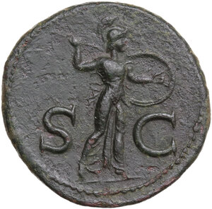 reverse: Claudius (41-54).. AE As, c. 42-43 AD