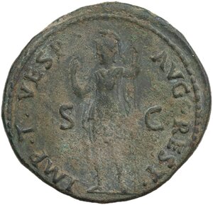reverse: Claudius (41-54).. AE As. Restitution issue, struck under Titus, c. 80-81 AD