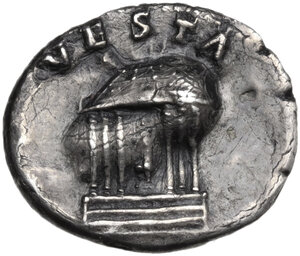 reverse: Nero (54 68).. AR Denarius. Rome mint. Struck circa 65-66 AD